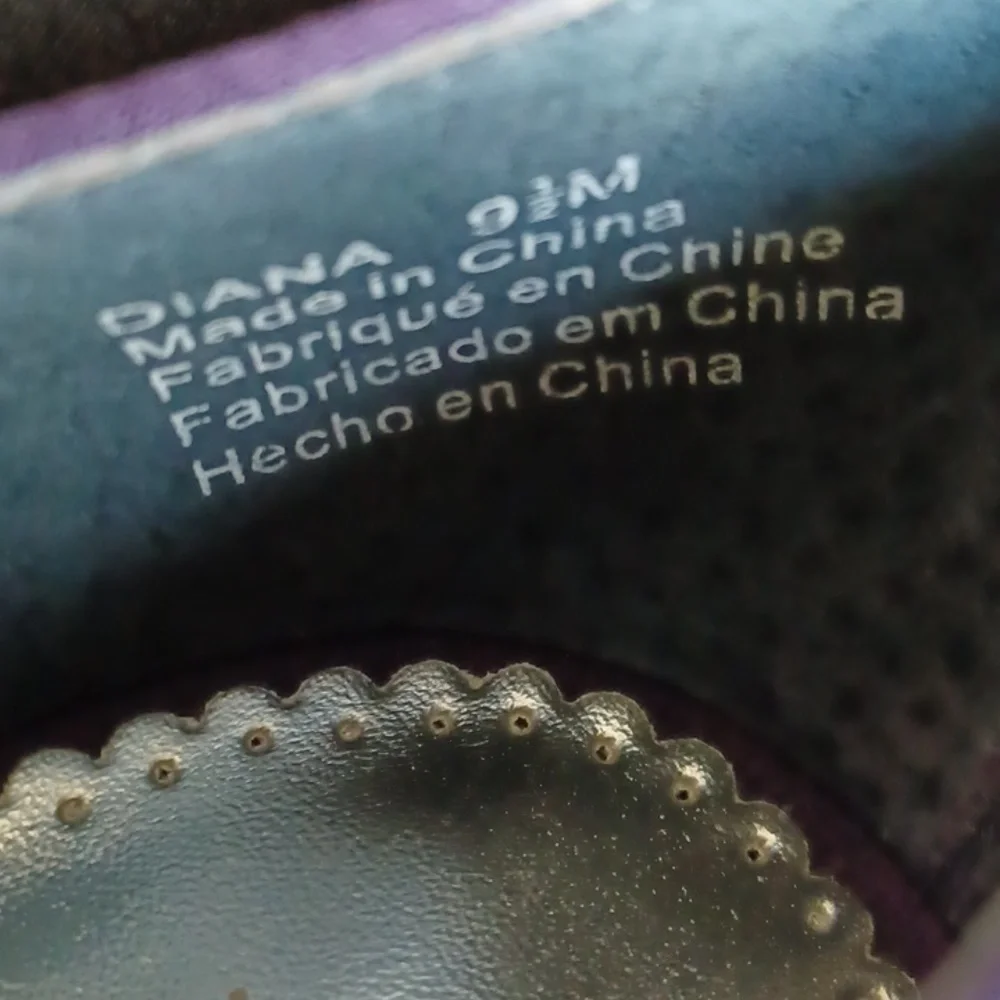 WS23- Women 4" Satin Purple Heels - sz 9.5 & sz 10 - Picture 7 of 8